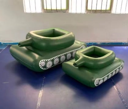 FloatyTank — Ride-On Pool Float with Built-In Water Cannon